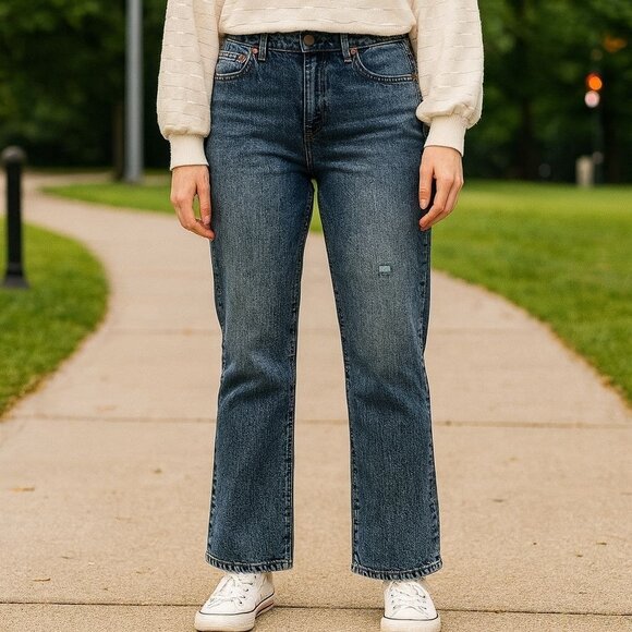 NEW Daze Daily Driver High Rise Skinny Straight Jeans Capsule Comfort 31P - Picture 1 of 9